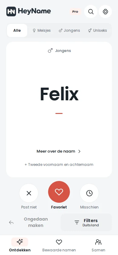 Namen ontdekken