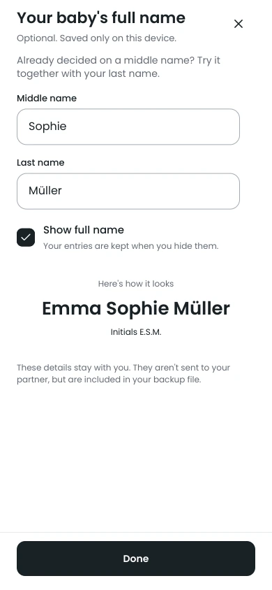 Try the full name
