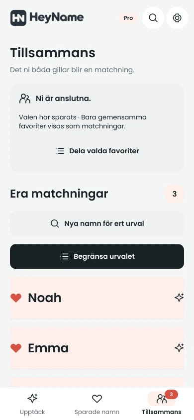 Era matchningar